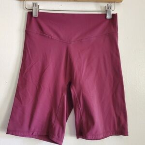 Women's Athletic Shorts in Berry